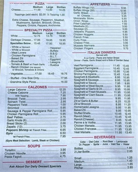 port jervis pizza|port jervis pizza menu.